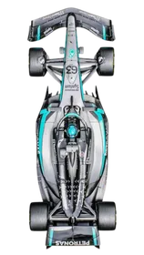 Mercedes Formula 1 car — Telemetry Traces